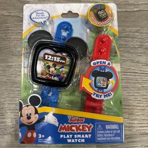 NEW Disney Junior Mickey Play Smart Watch Lights & Sounds Interchangeable Bands